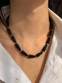 Collier ajustable pendentif larme