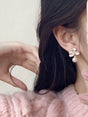 Pearl Flower Drop Earrings