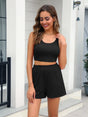 Ensemble débardeur col rond et short