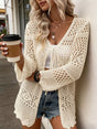 Gilet en crochet noué devant