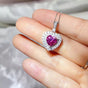 Collier moissanite 1 carat argent 925